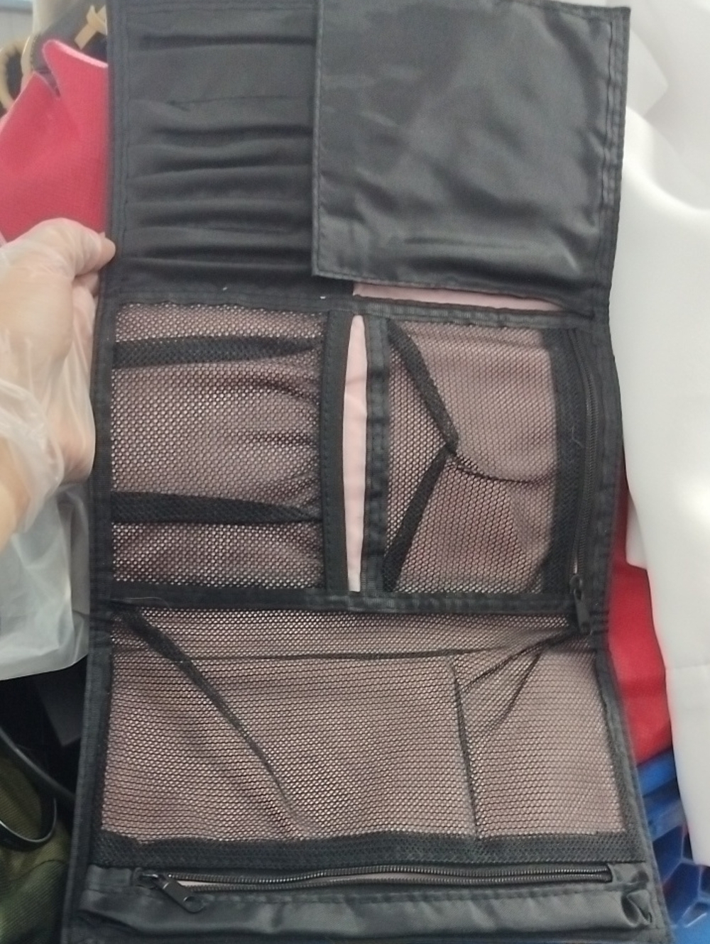 New Mary Kay Tri-fold Makeup Travel Organizer Bag.
